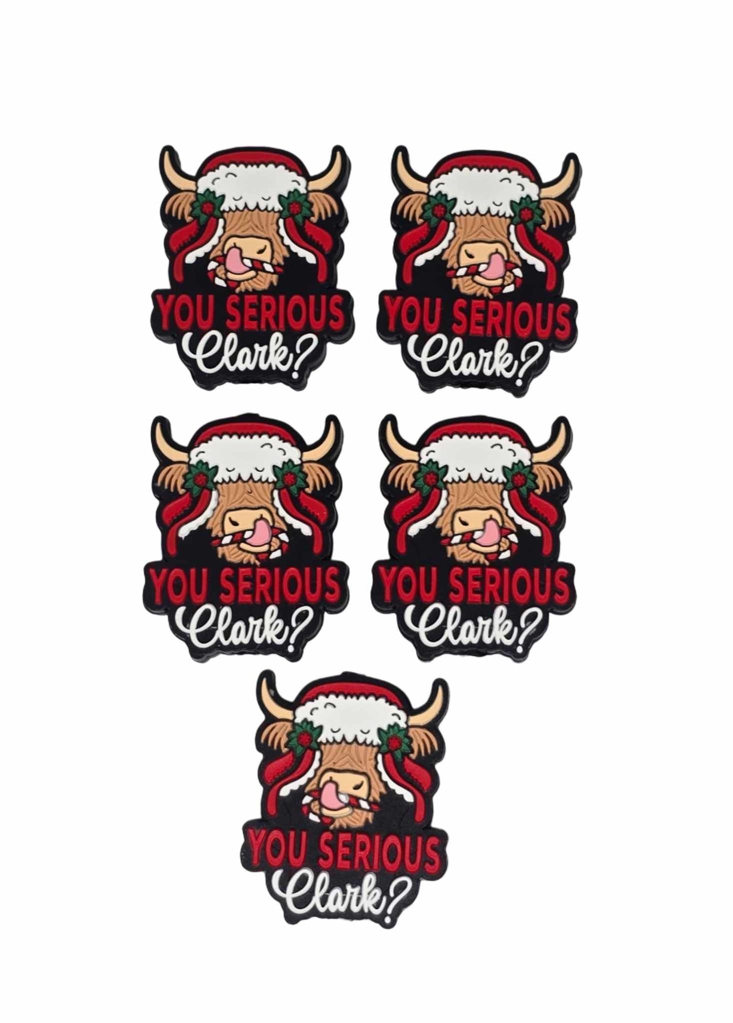 Christmas Highland Cow - Are You Serious Clarke