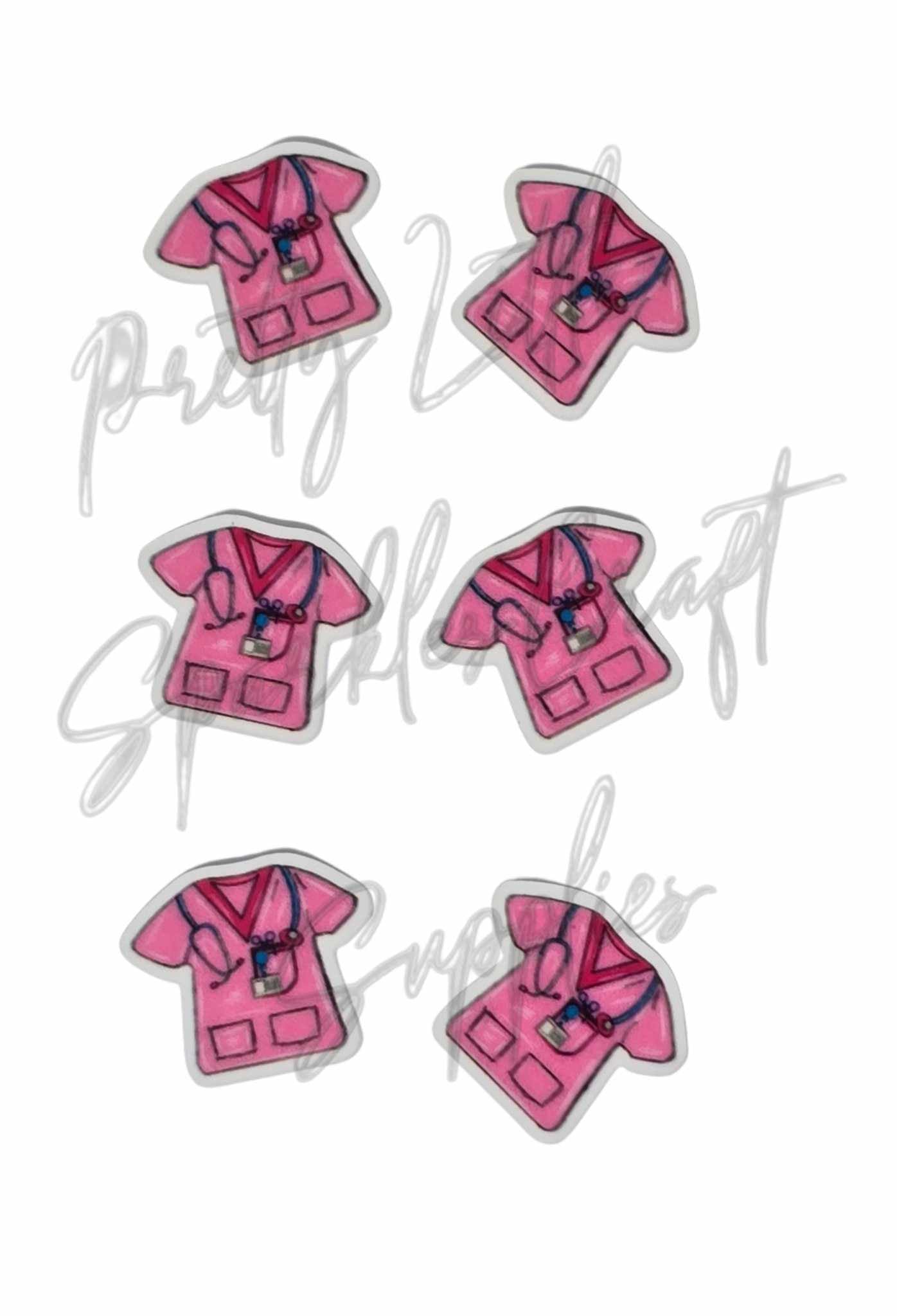 Pink Nurses Scrub