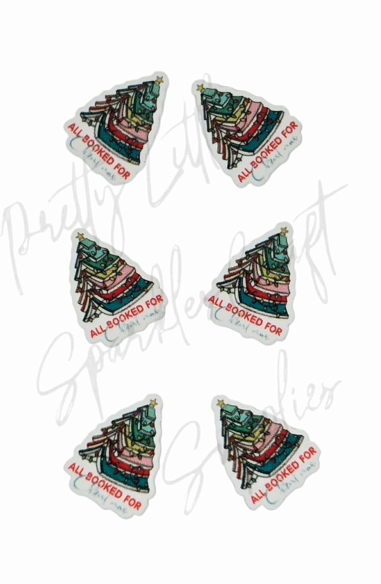 All Booked for Christmas (Mini Dangle)