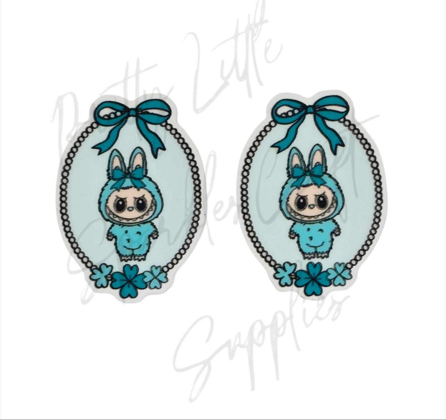 Aqua Labubu Cameo