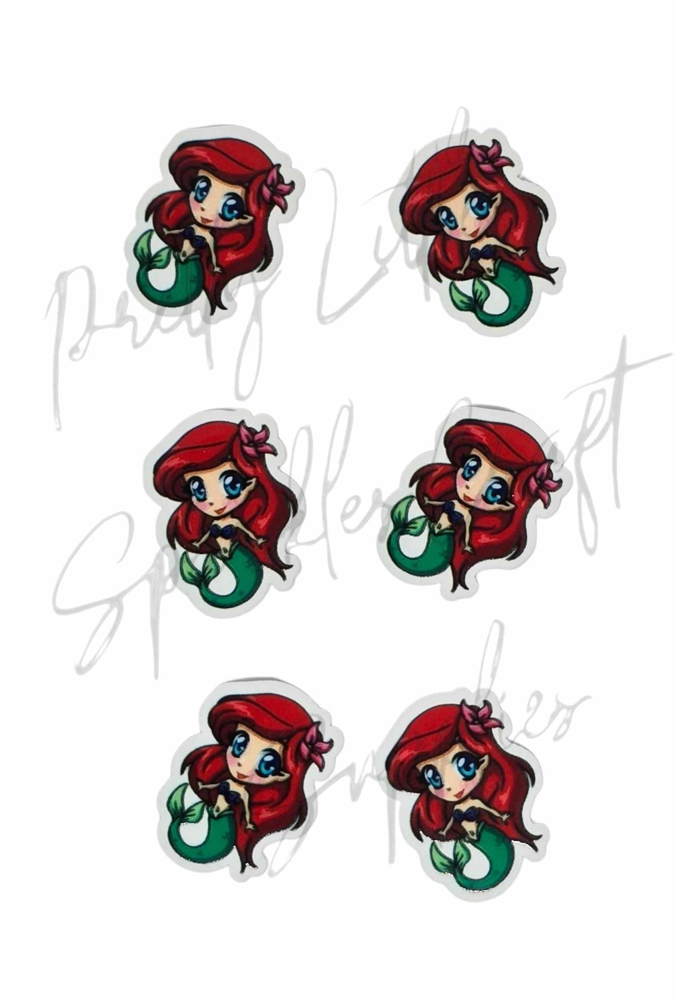 Little Mermaid - Ariel 2 (mini dangle size)