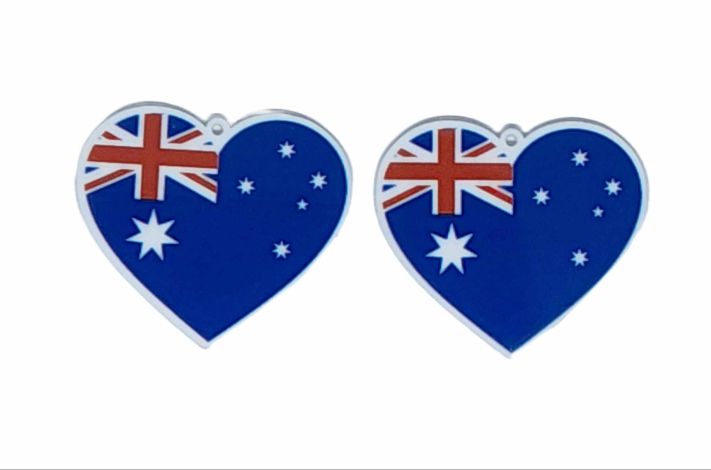 Australian Flag Hearts