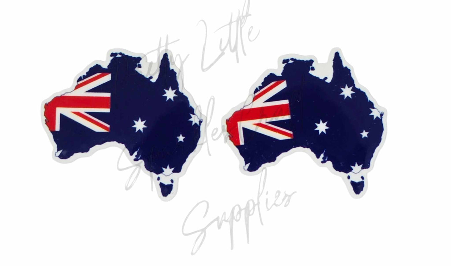 Australian Flag Map