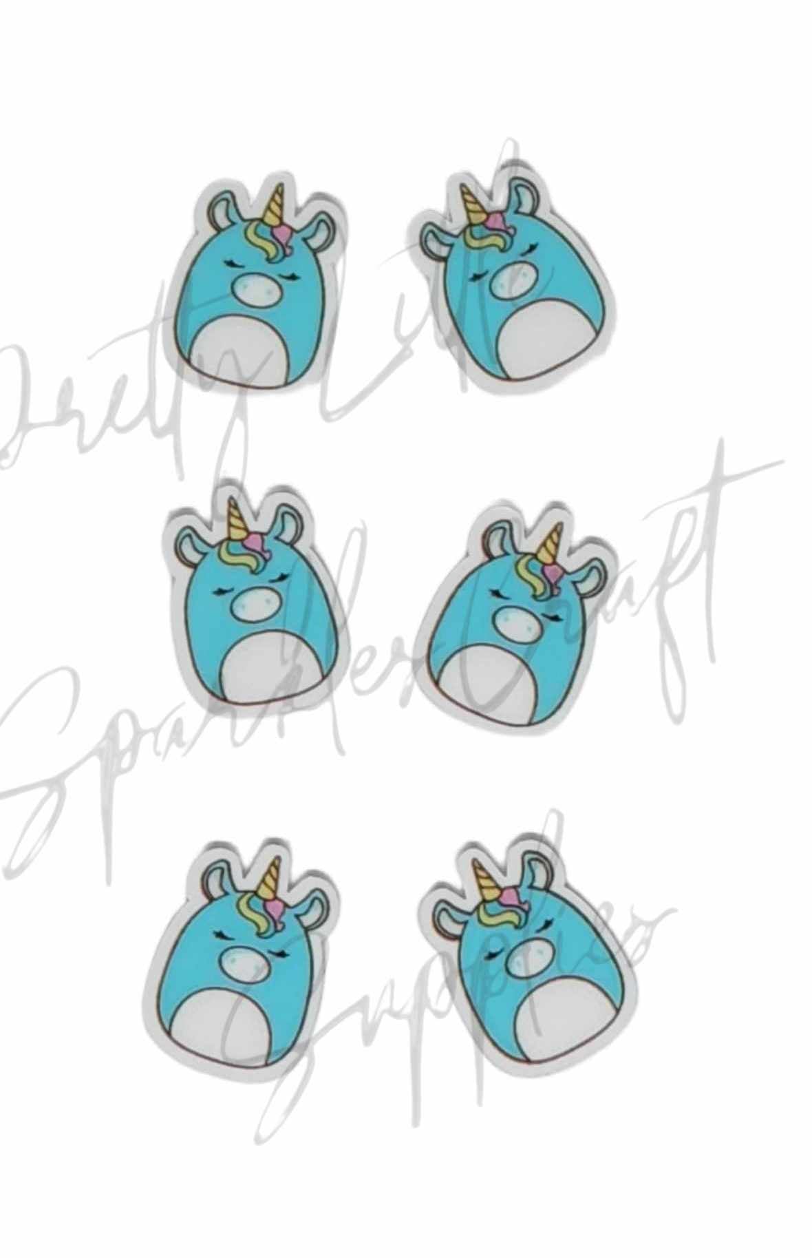 Blue Unicorn Squishmallow