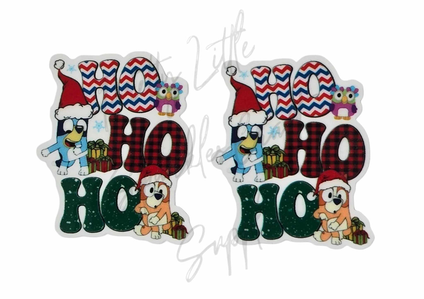Bluey Ho Ho Ho Red