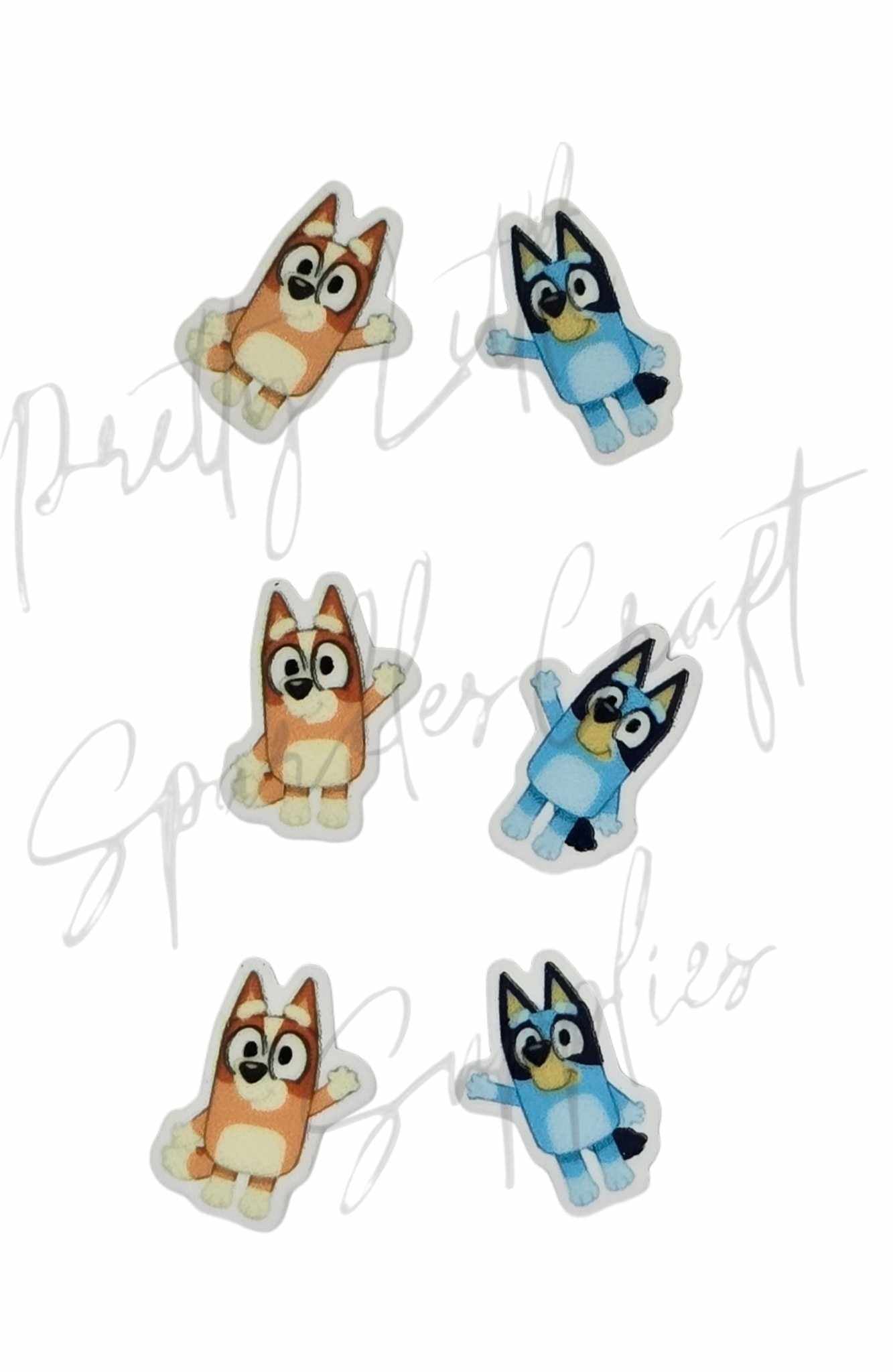 Bluey & Bingo Waving