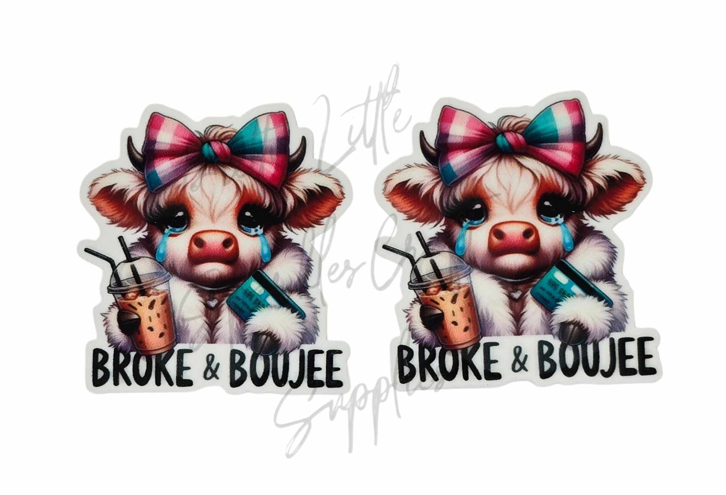 Broke & Boujee Highland Cow