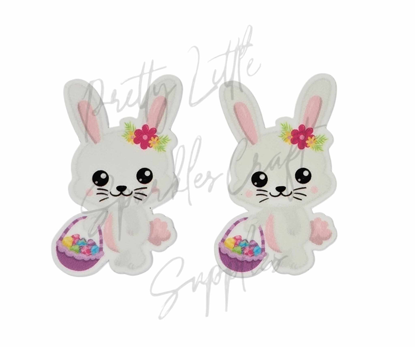 Bunny Carrying Easter Eggs
