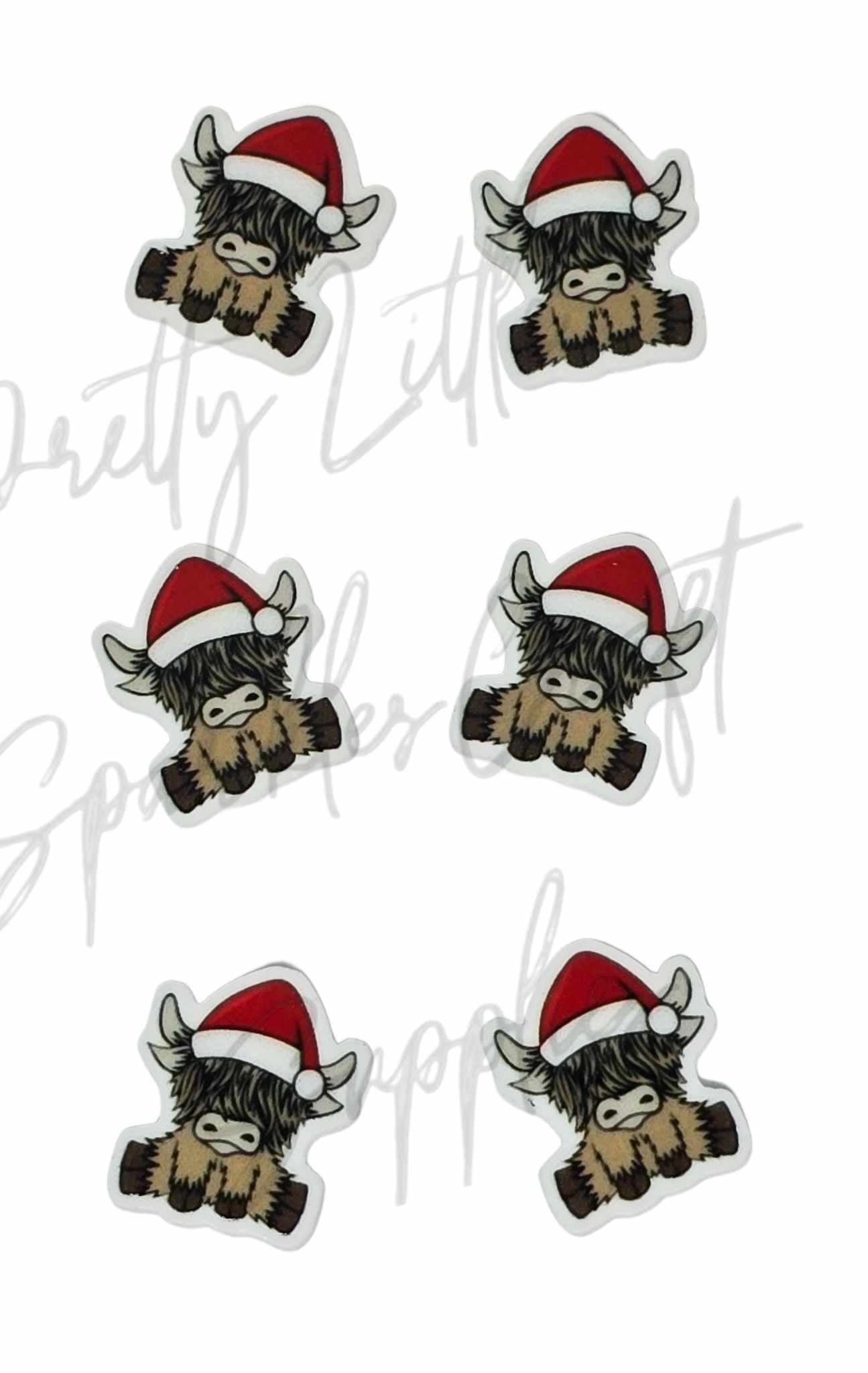 Christmas Highland Cow 1
