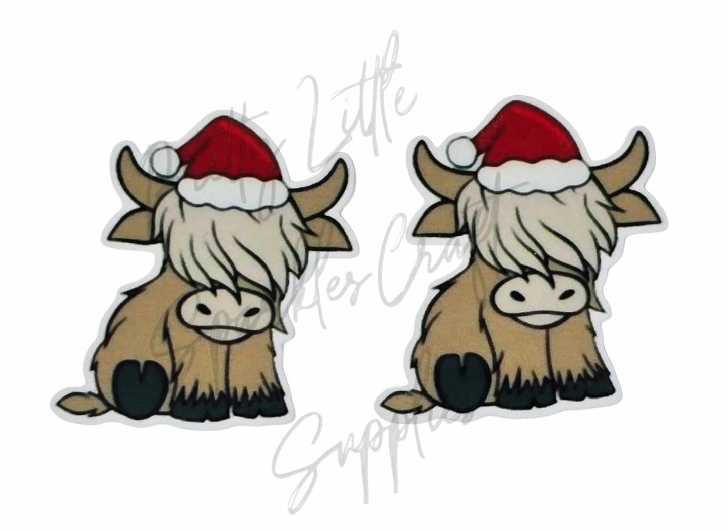 Christmas Highland Cow 2