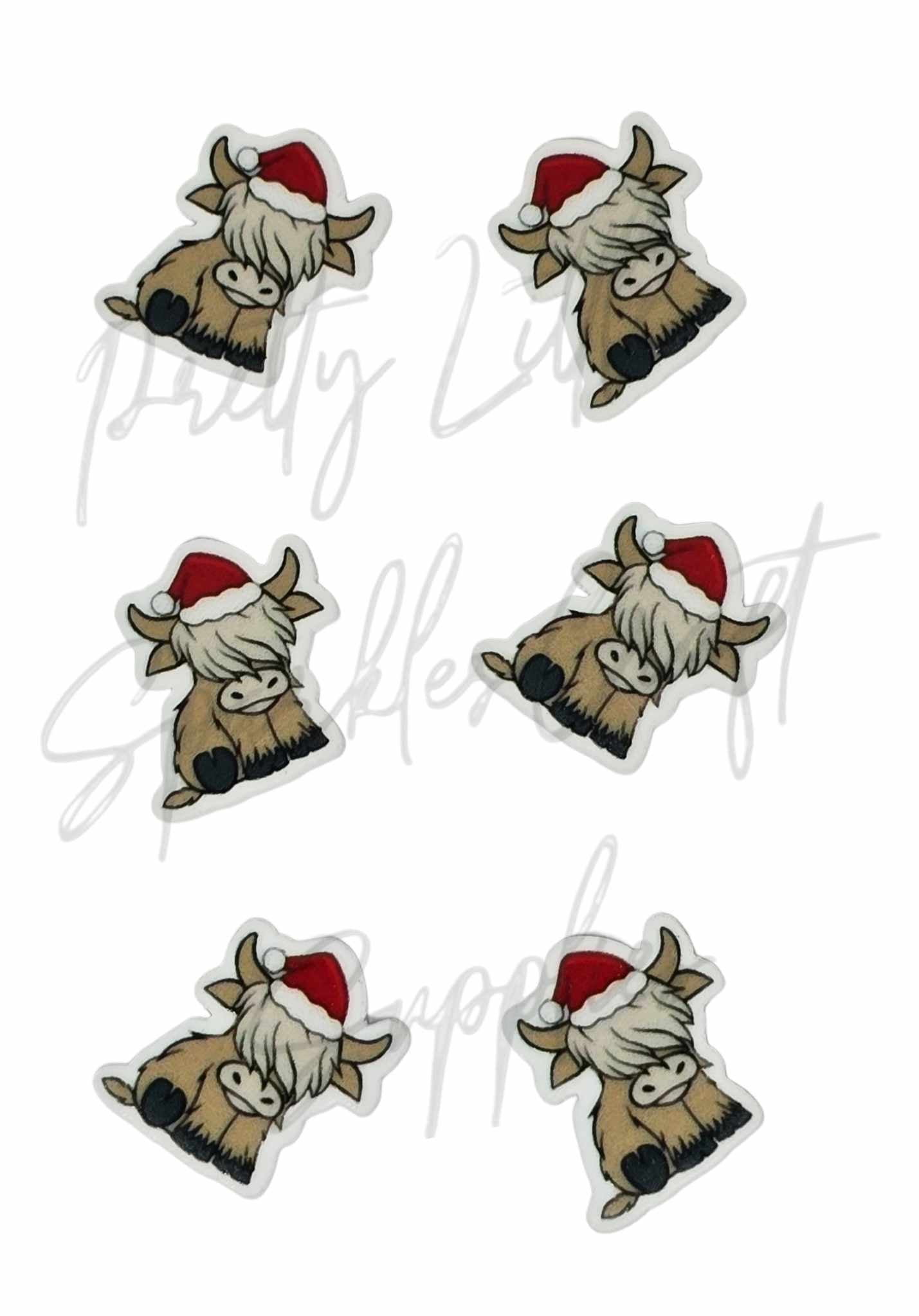 Christmas Highland Cow 2