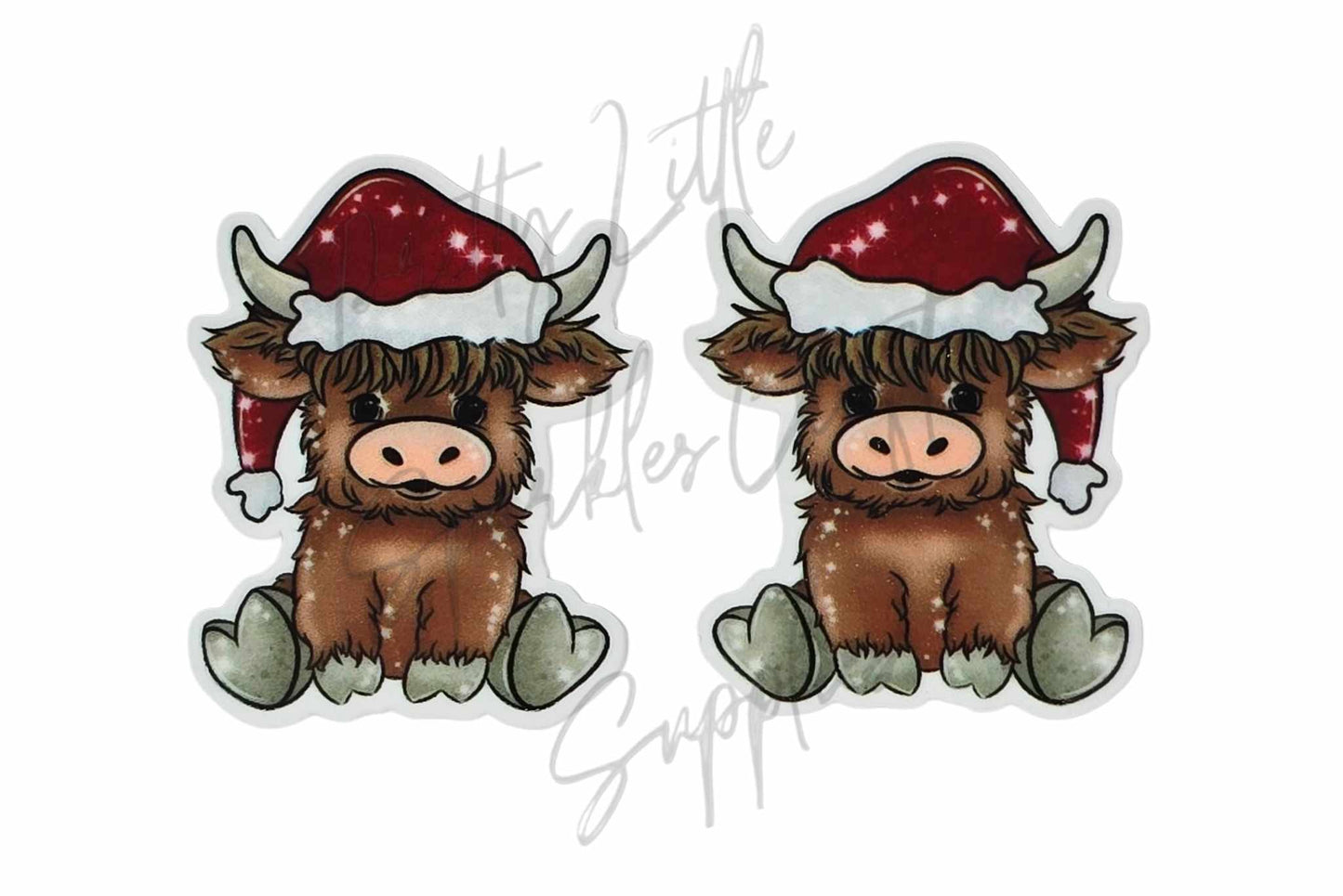 Christmas Highland Cow 3