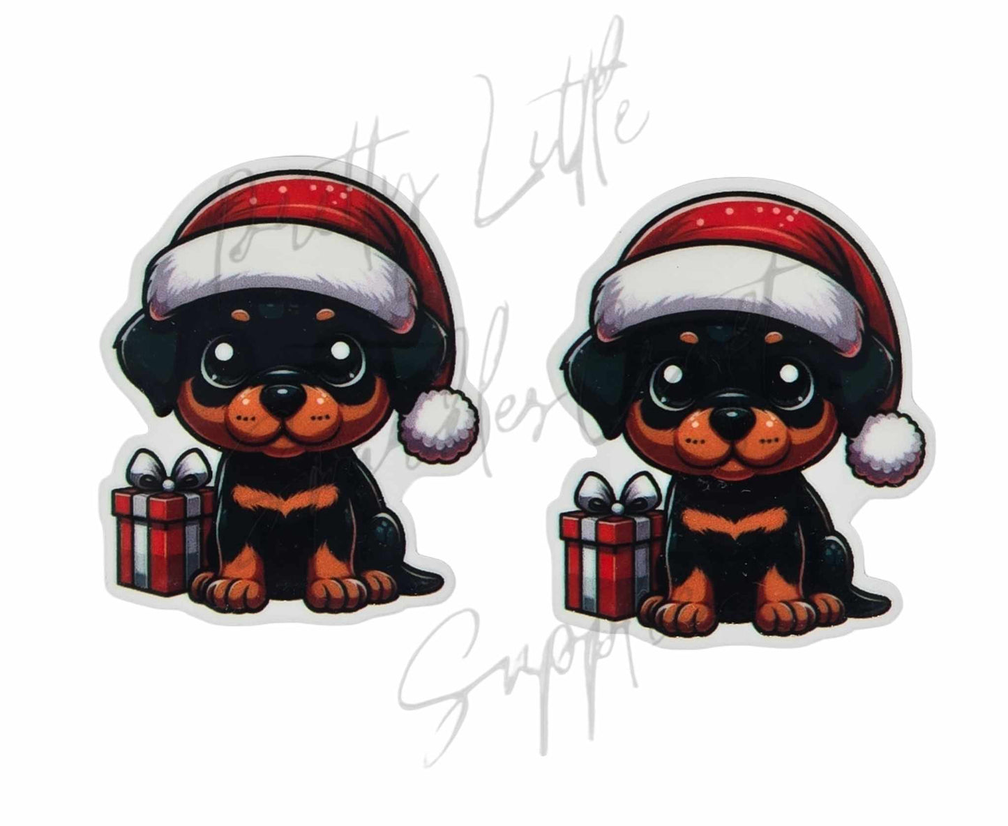Christmas Rottweiler