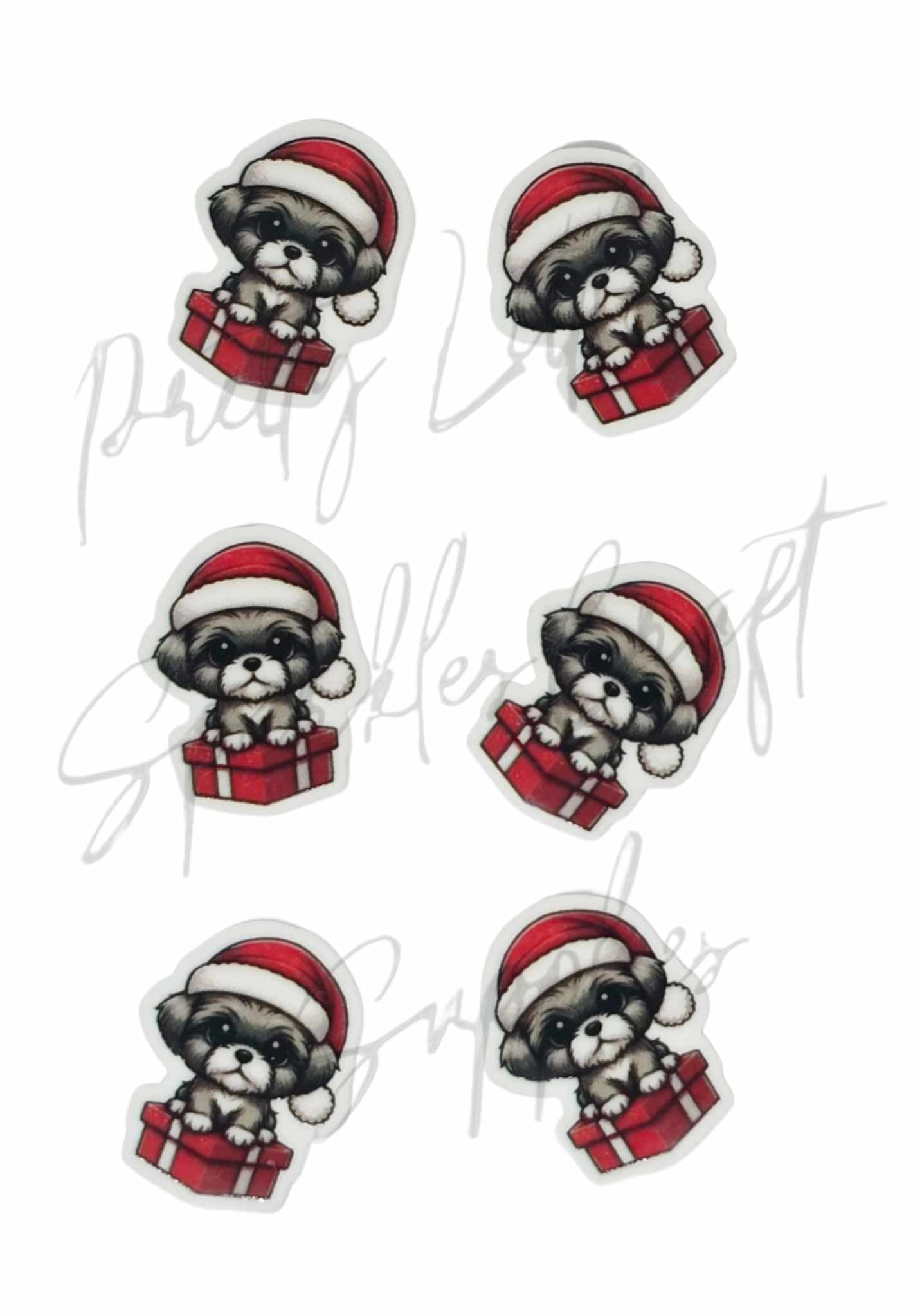Christmas shih-tzu