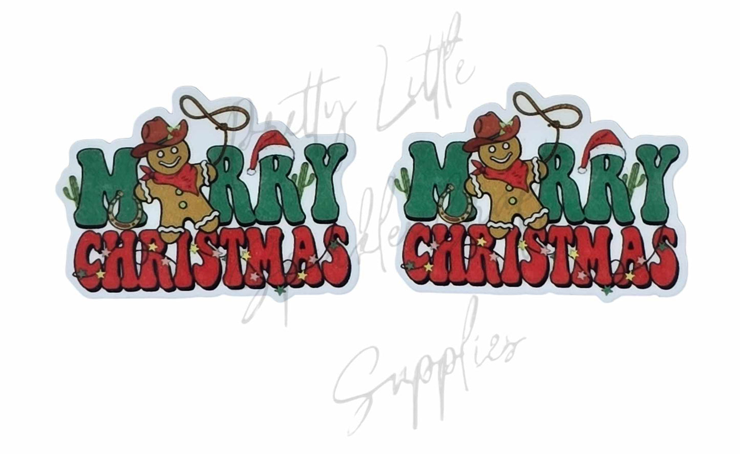 Cowboy Gingerbread - Merry Christmas