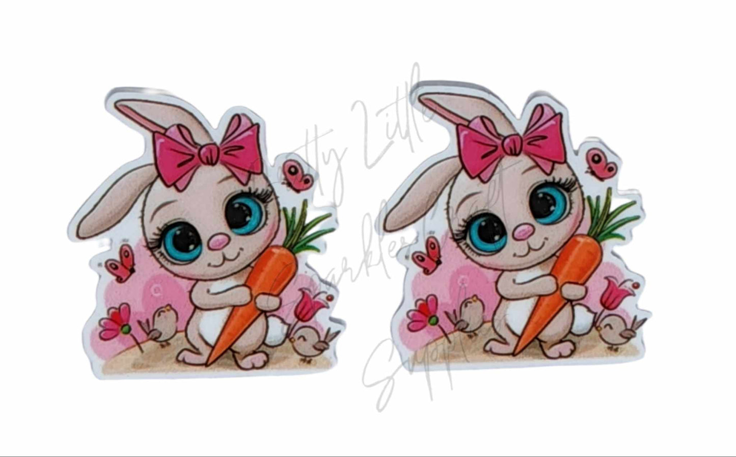 Cute Bunny with Carrot
