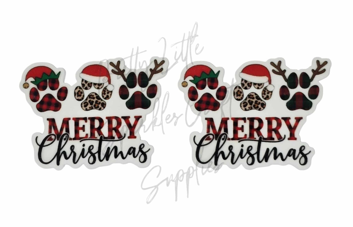 Dog Paws - Merry Christmas
