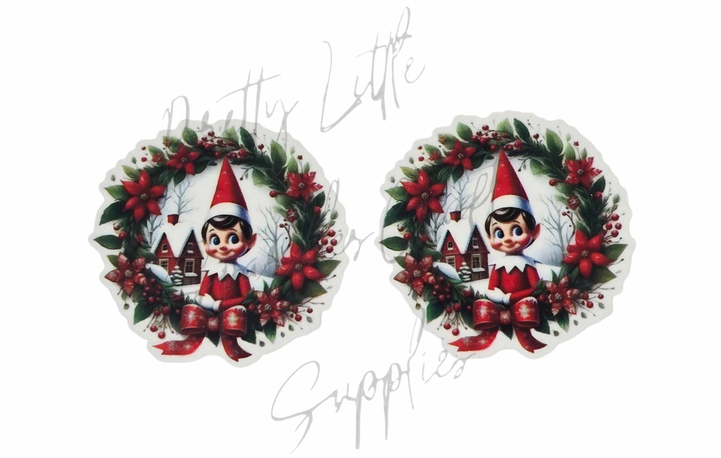 Elf on Shelf Christmas Wreath