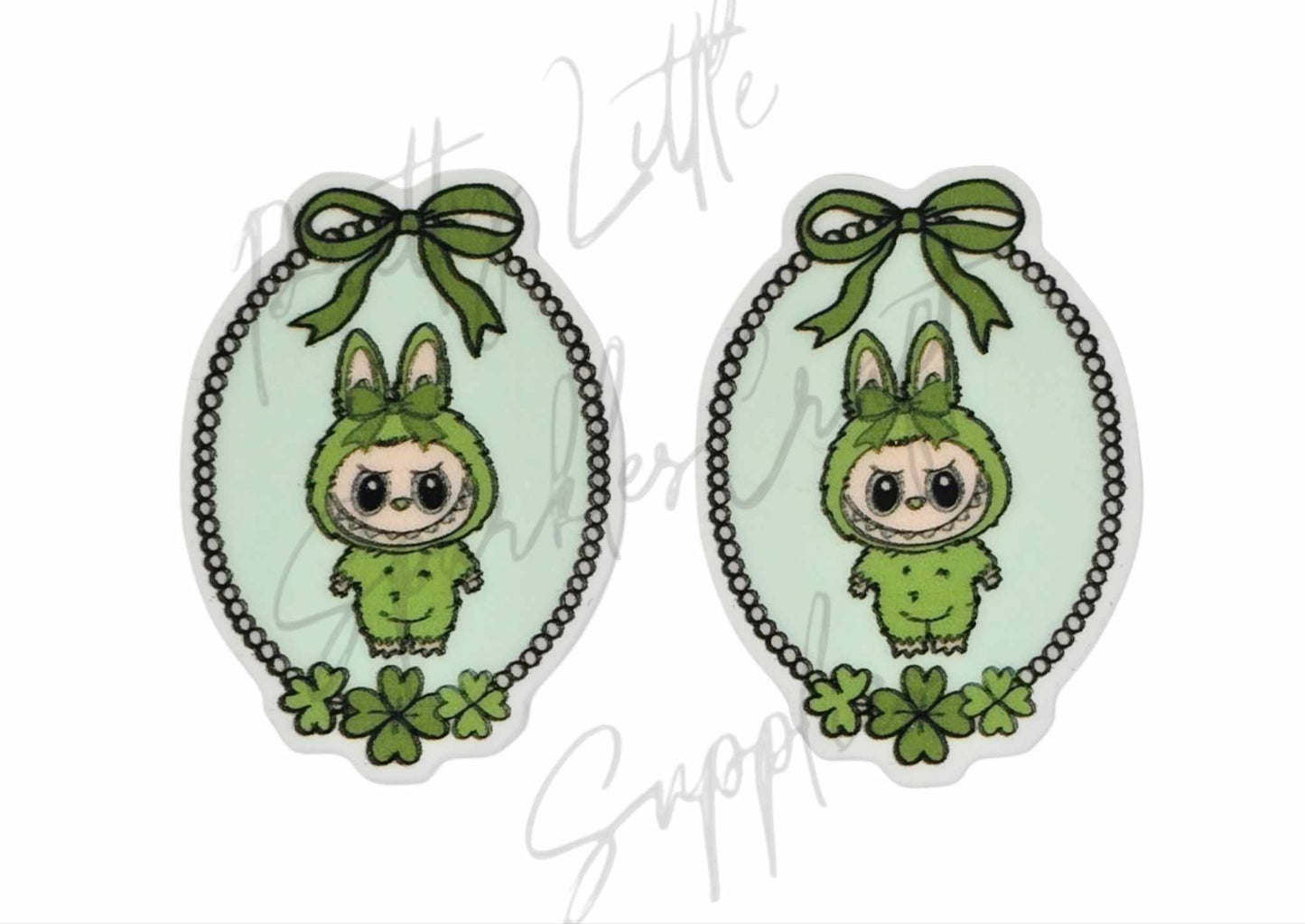 Green Labubu Cameo