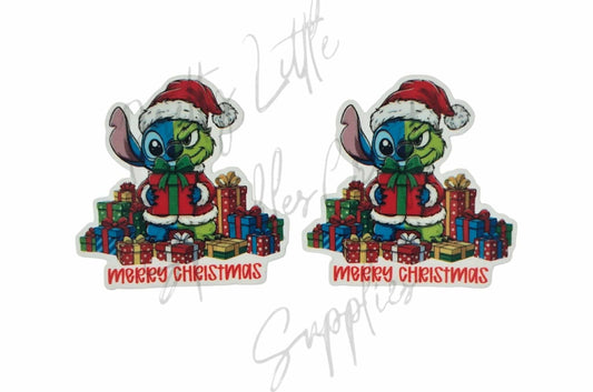 Grinch Stitch - Merry Christmas