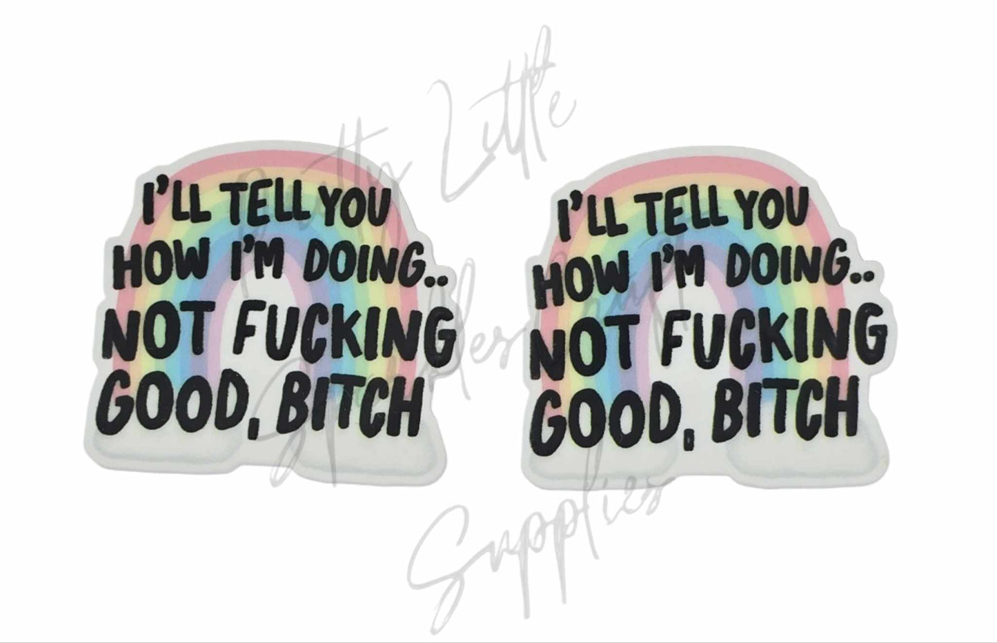 I'll Tell You Now I'm Not F**king Good B*tch