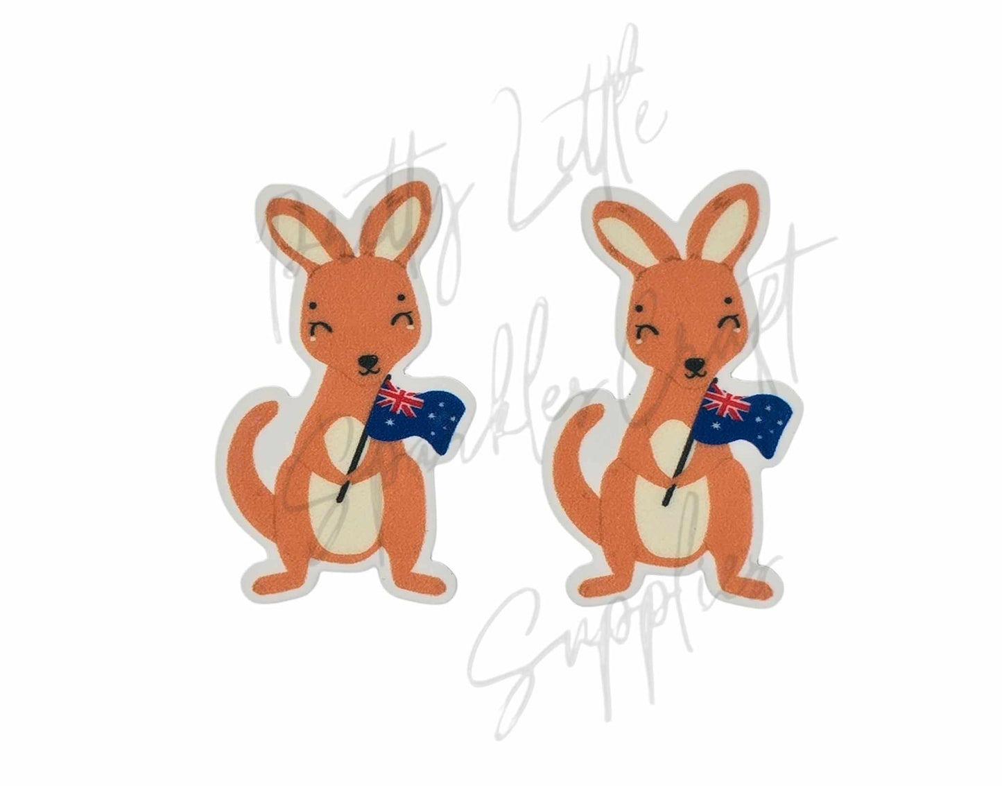 Kangaroo with Australia Flag 2