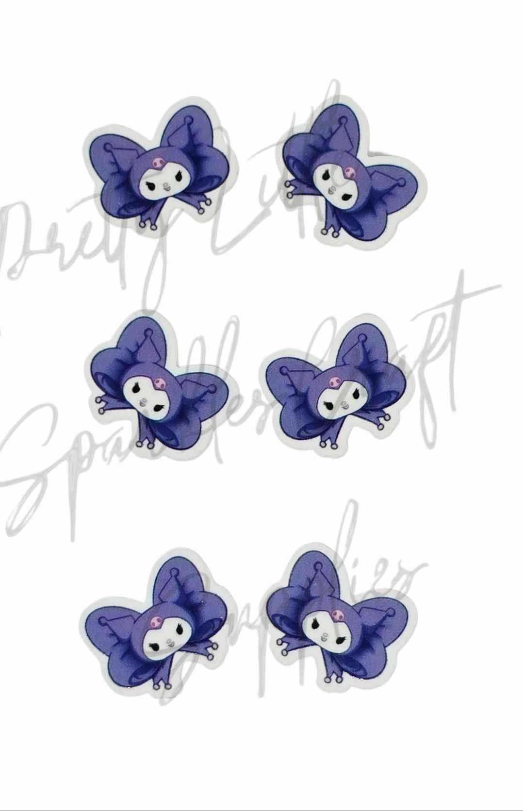 Kuromi Bow studs