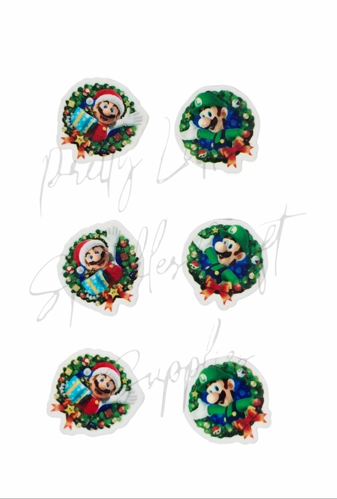 Mario & Luigi Christmas Wreath