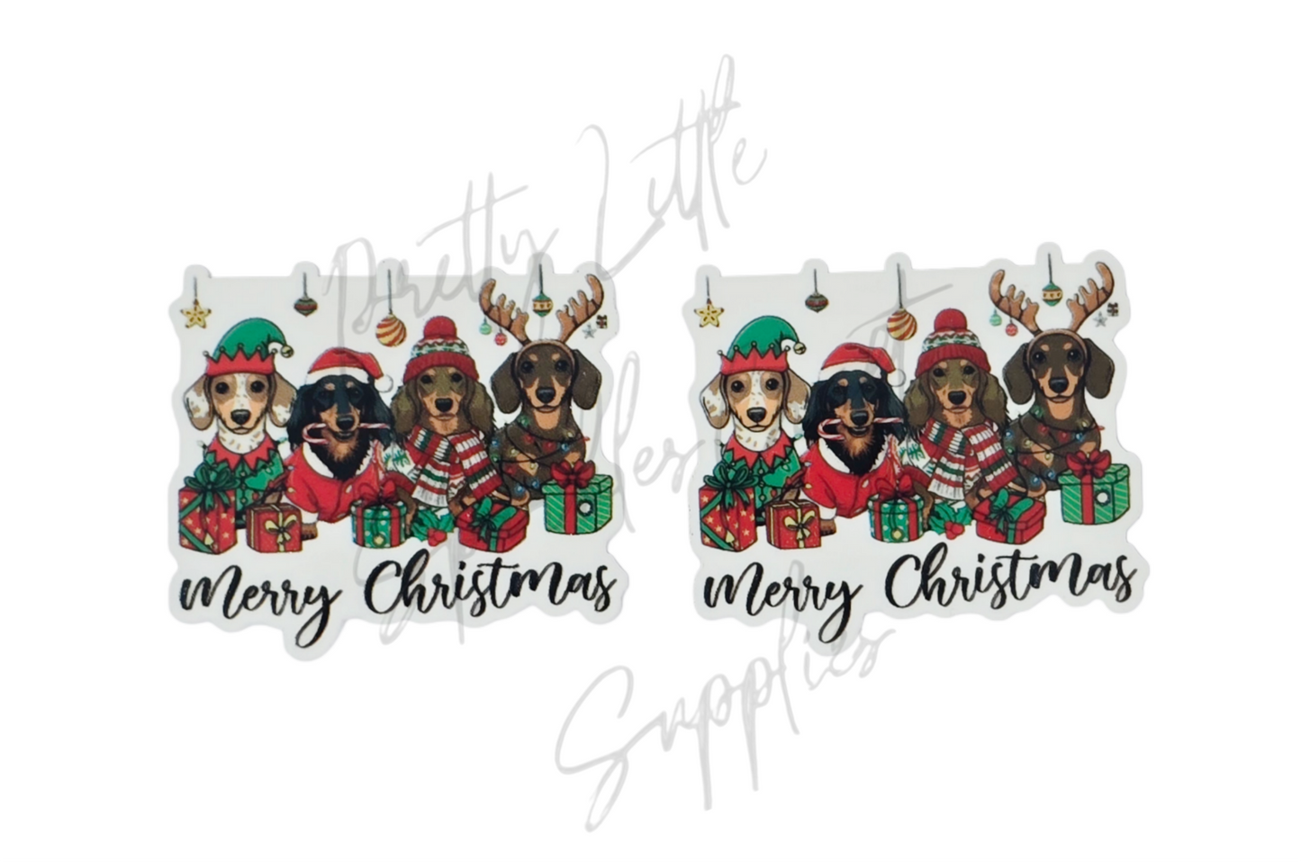 Merry Christmas Dachshunds