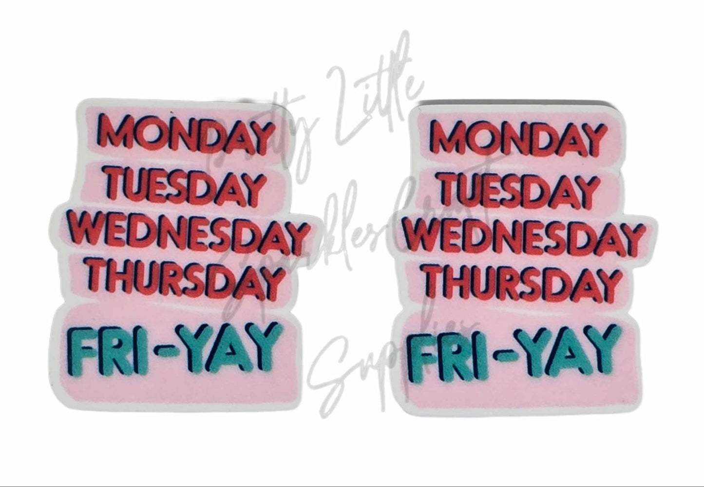 Monday Tuesday Wednesday