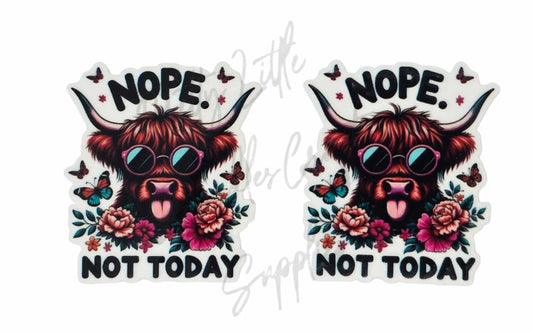 Highland Cow - Nope Not Today