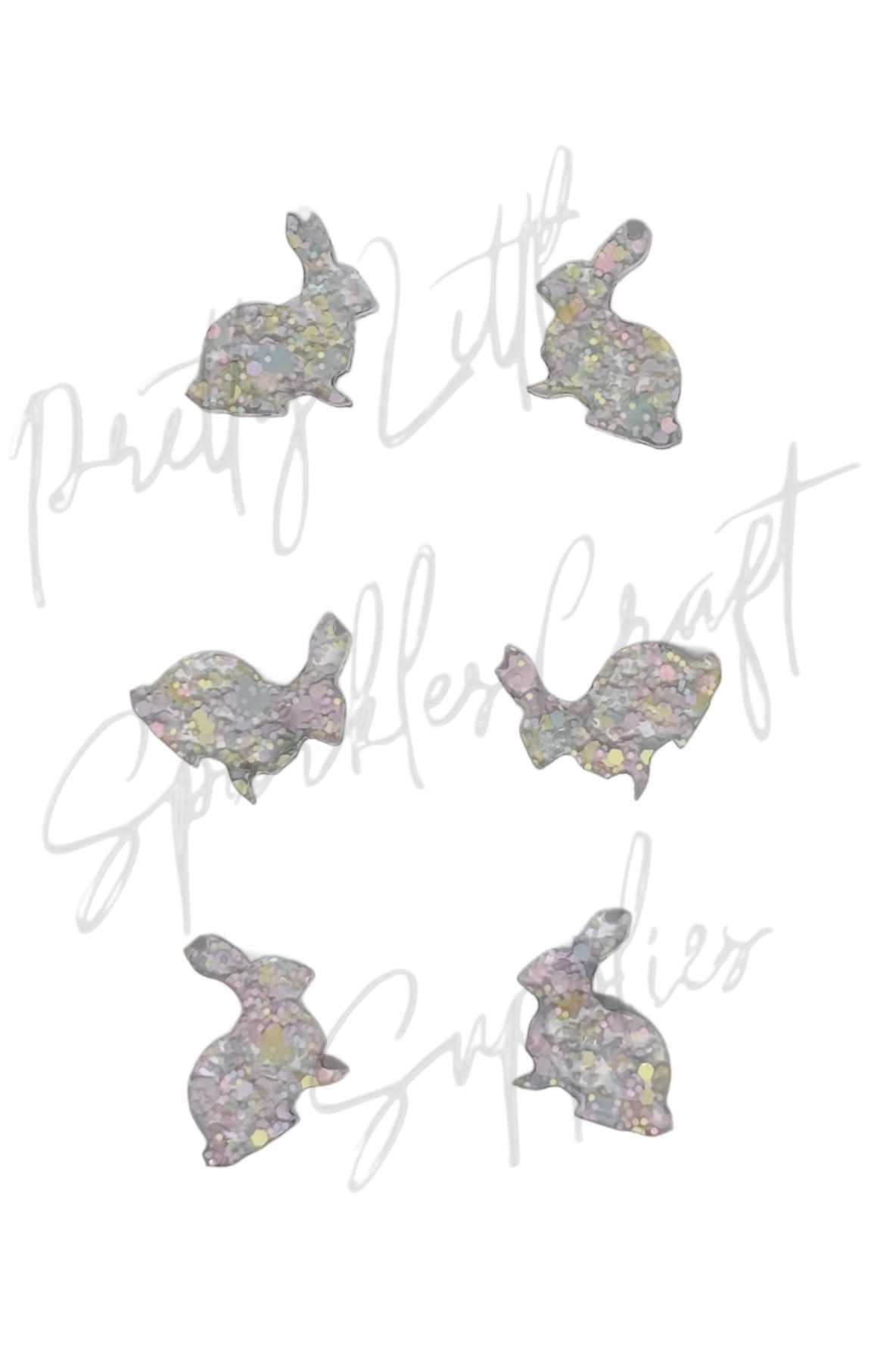Pastel Speckled Bunny Acrylic (3 Pairs)