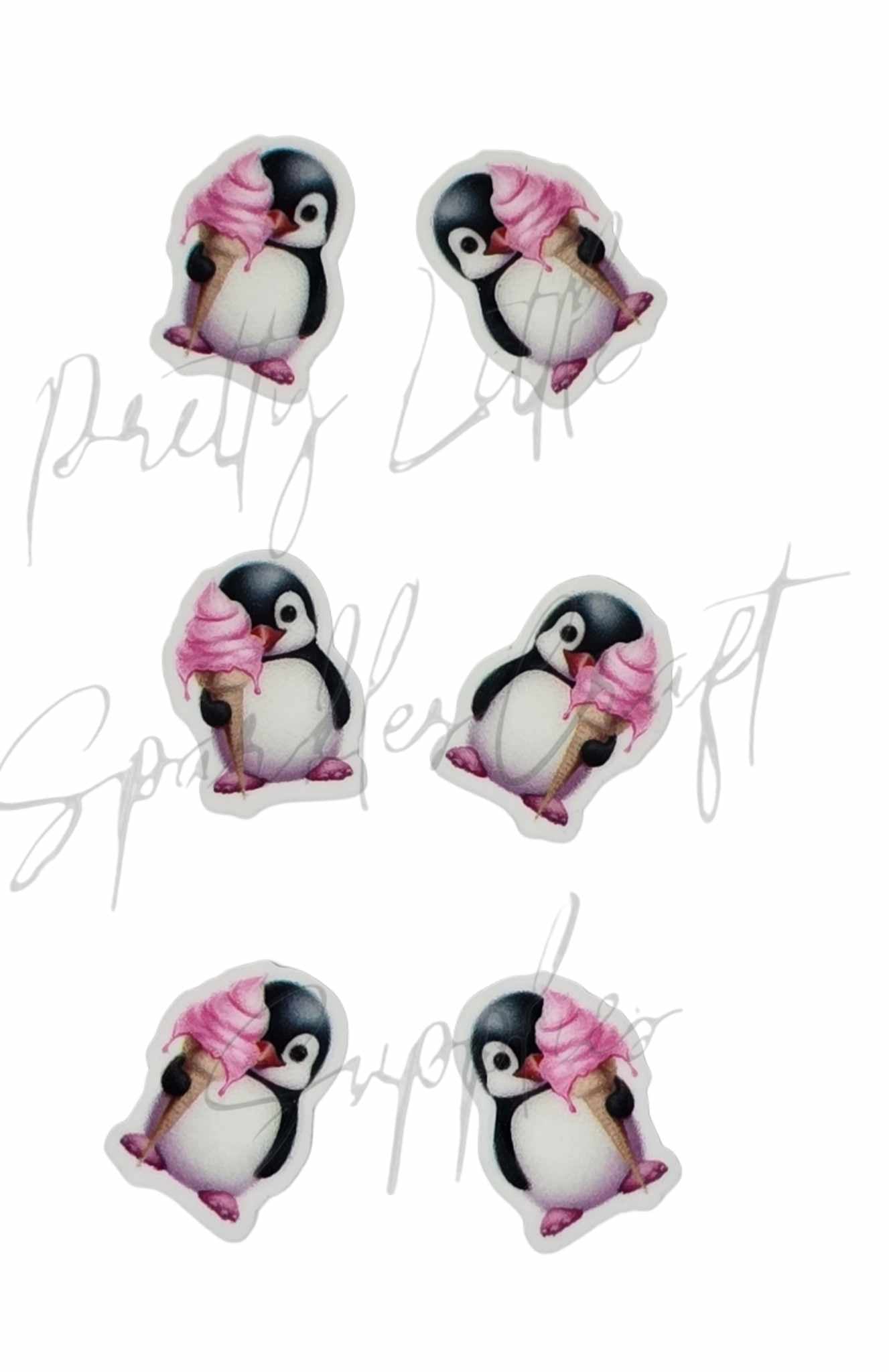 Penguin with Icecream