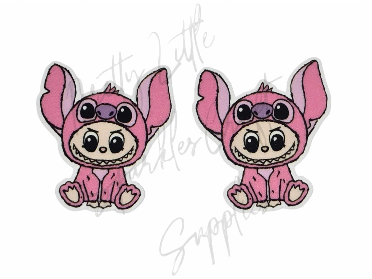 Pink Stitch Labubu