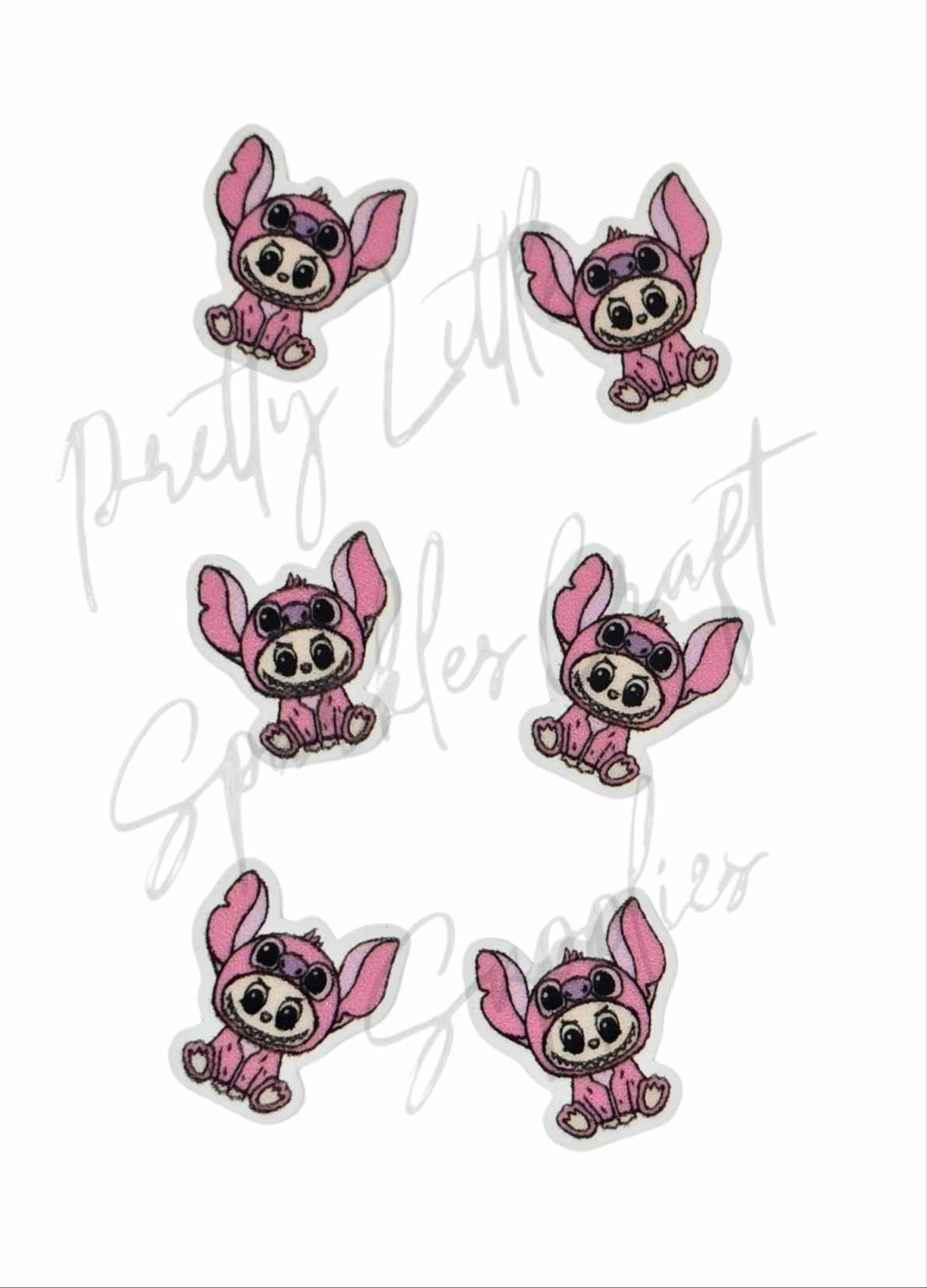 Pink Stitch Labubu