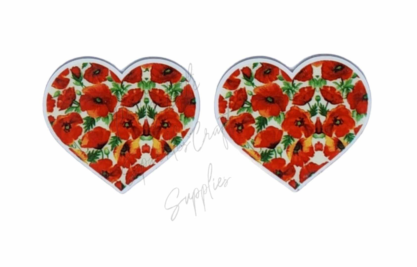 Anzac Poppies Heart
