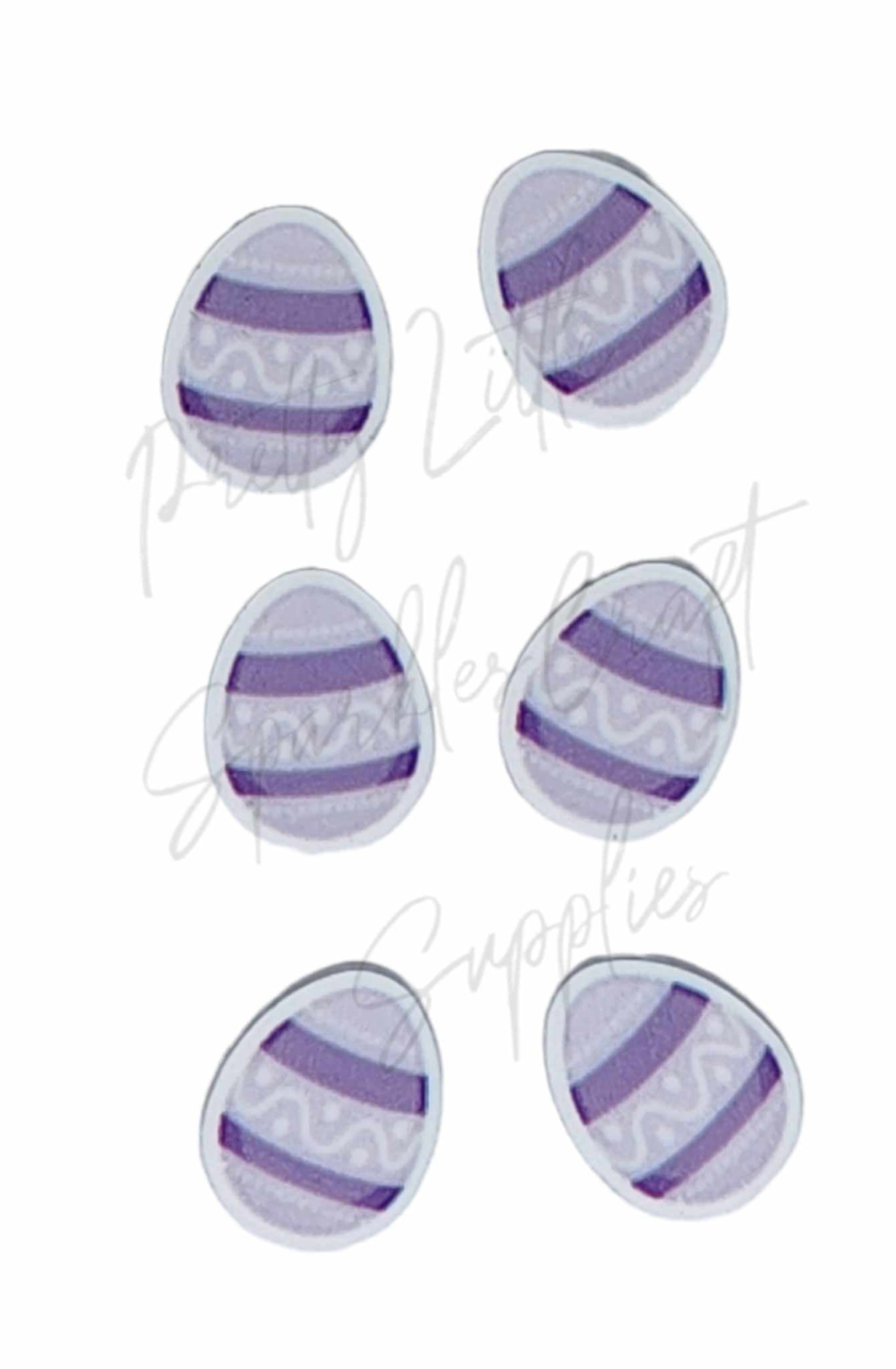 Purple Stripe Easter Egg
