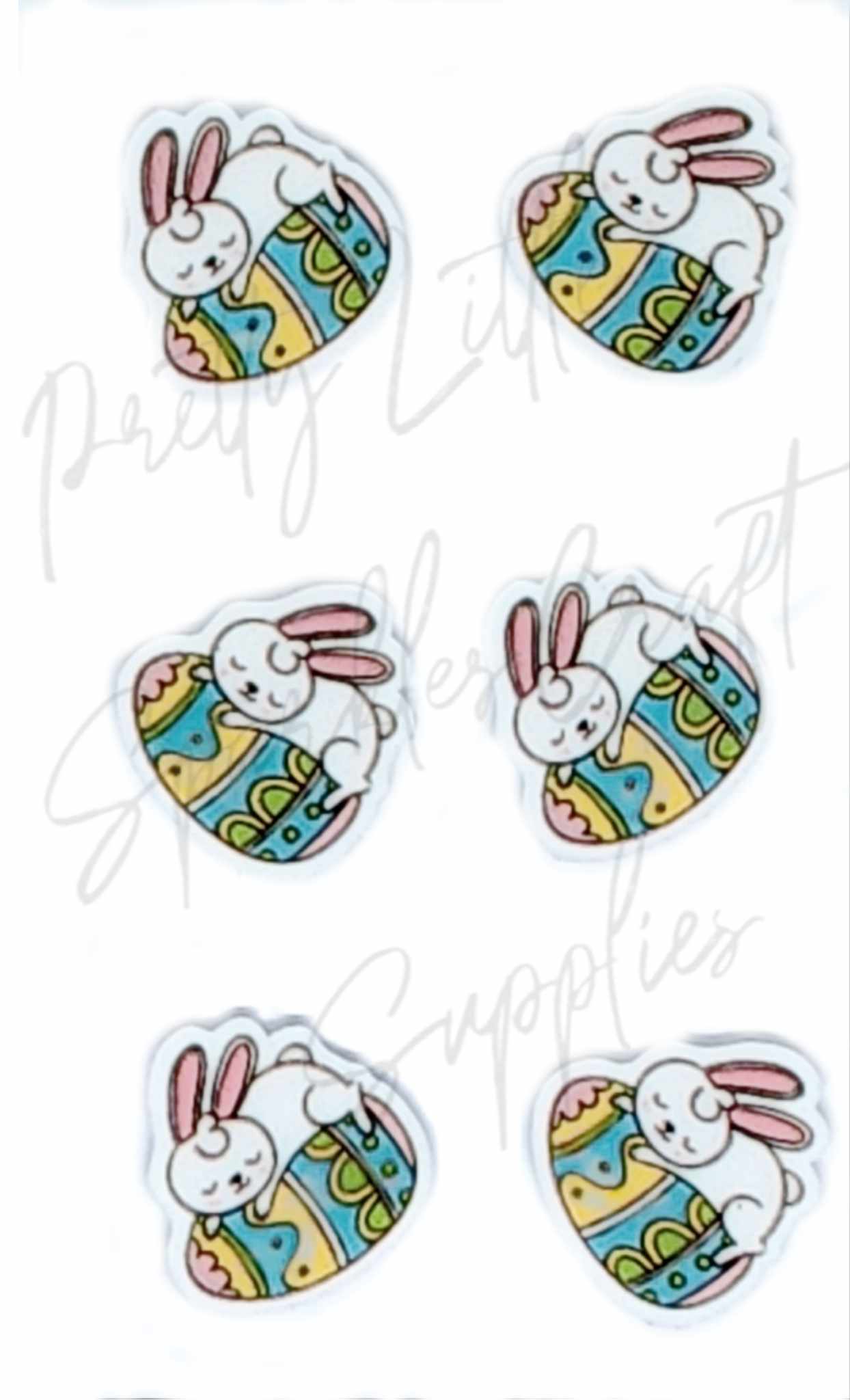 Rabbit on Easter Egg