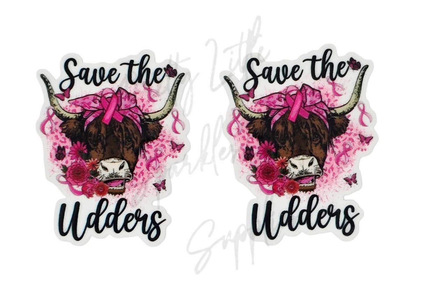 Breast Cancer - Highland Cow Save the Udders