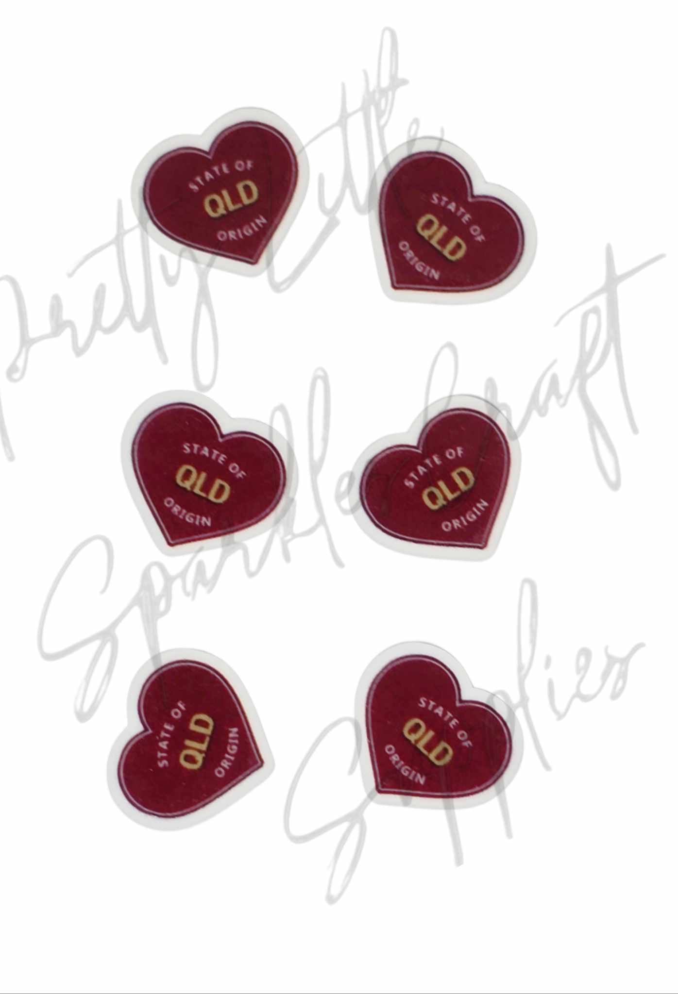N*R*L State of Origin QLD Heart