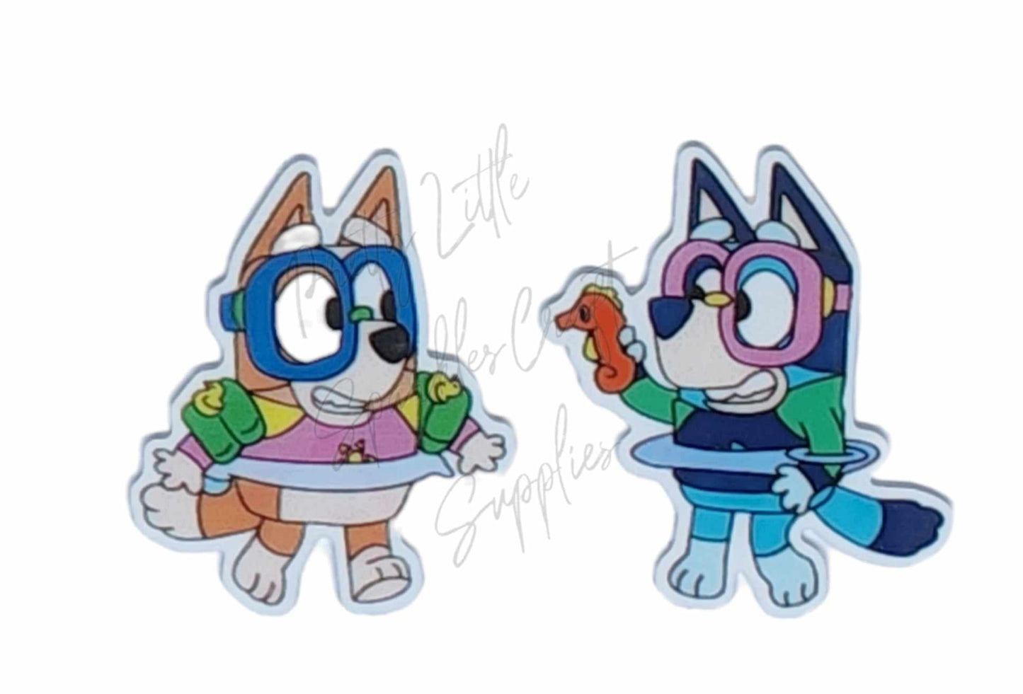 Swimming Bluey
