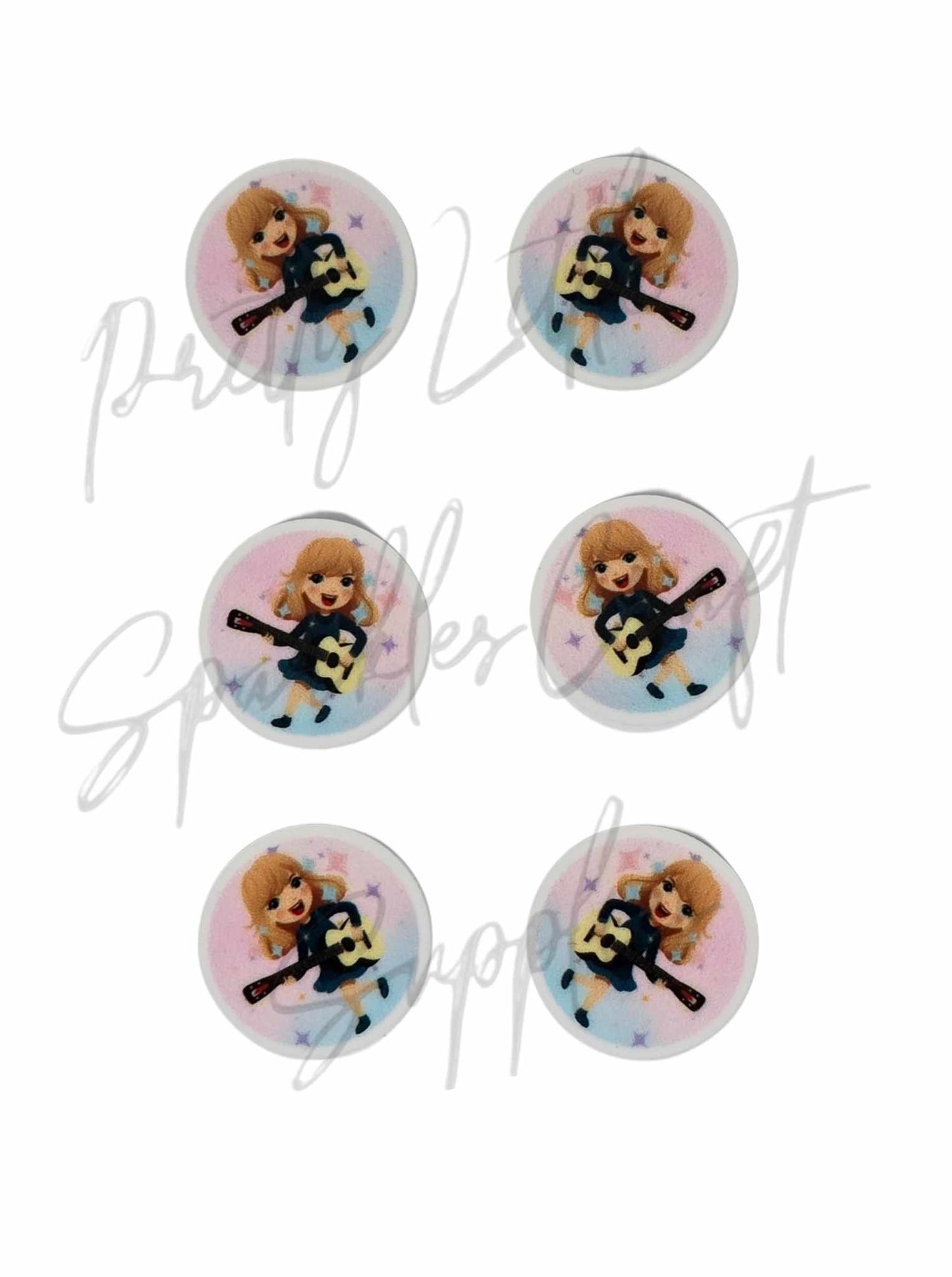 Taylor Swift Cartoon Guitar