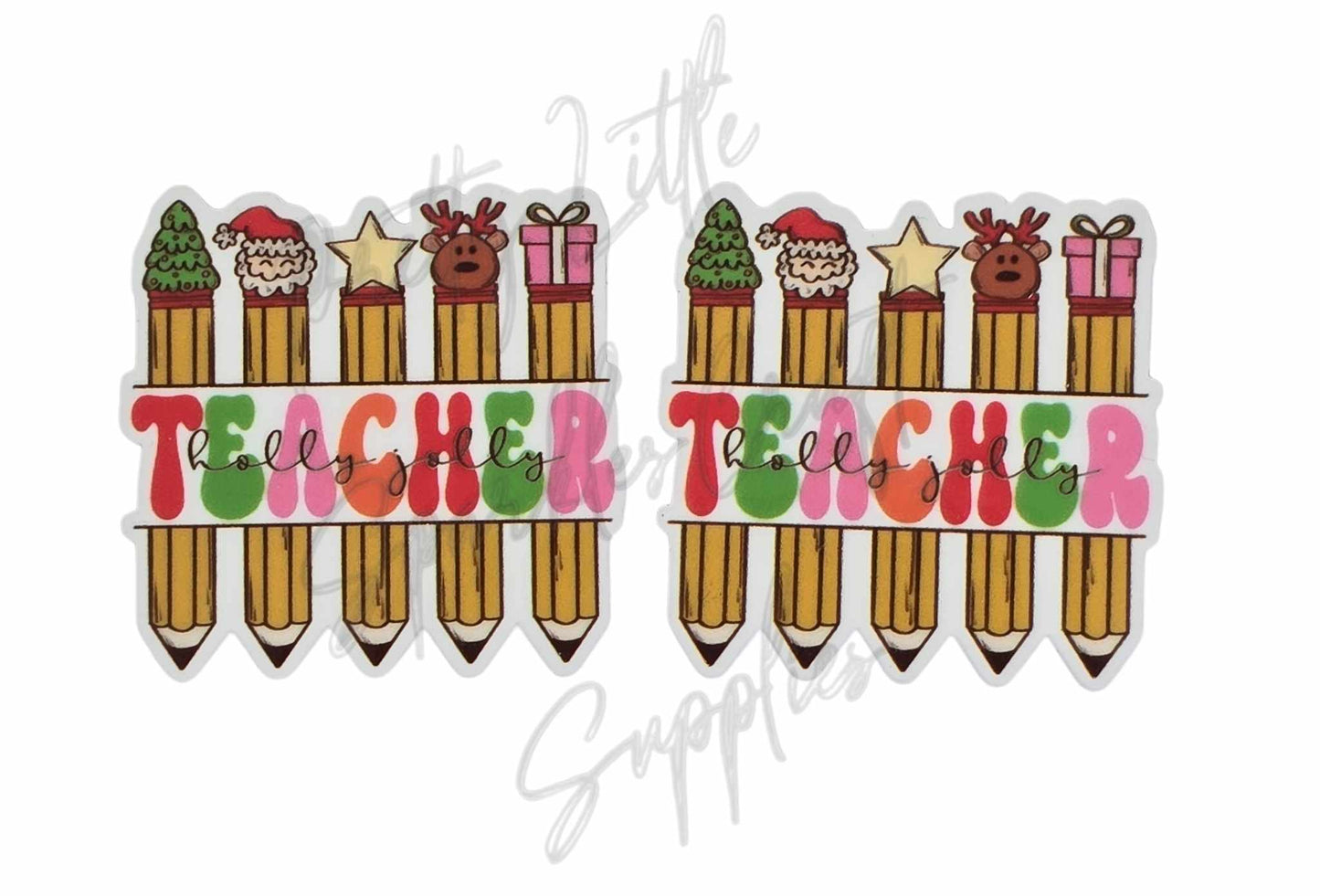 Christmas Teacher Pencil