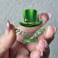 Happy Saint Patrick's Day (Acrylic pair with hole)