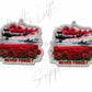 Anzac - Never Forget (Acrylic pair with hole)