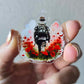 Anzac - Soldier in Poppy Field (Acrylic pair with hole)
