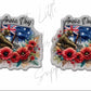 Anzac Anzac Day (Acrylic pair with hole)