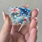 Anzac Australian Flag (Acrylic pair with hole)