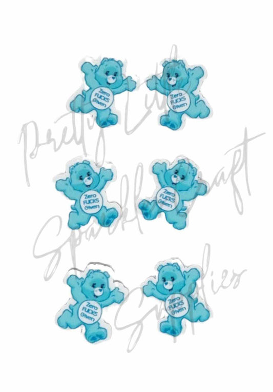 Swear Care Bear - Zero F*cks Given