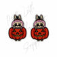 Halloween Pink Labubu Pumpkin